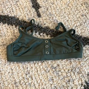 Simsuit top. Brand is Xhilaration from Target. Adjustable straps. Womens Size S.
